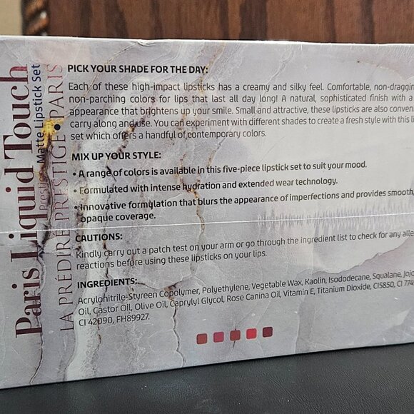 Paris Liquid Touch Prestige Matte Lipsticks Set - Picture 3 of 3